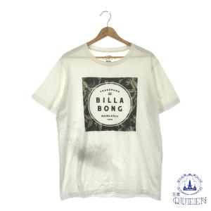 【訳アリ】BILLABONG ビラボン トップス Tシャツ カジュアル 汚れあり 半袖 大きいサイズ レディース ホワイト L 901-10736 送料無料 古着｜hinodehyaaka