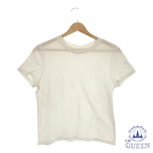 【訳アリ】Gap ギャップ トップス Tシャツ 半袖 シンプル レディース ホワイト XS 901-...