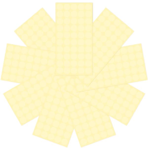 丸シール 「約2000枚」 透明シール 封印シール (厚み2.5/30mm)