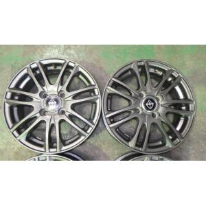 デックス　M401F　社外アルミホイール  14×5.5J/4本セット　中古