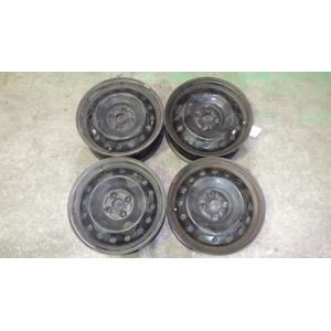 ラクティス　SCP100　スチールホイール  16×5.5J/4本セット　中古