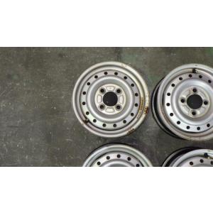 ミラ　L250V　スチールホイール  12×4.00B/4本セット　中古