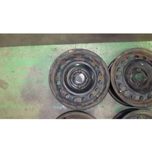 キューブ　YZ11  スチールホイール  14×5J/4本セット　中古