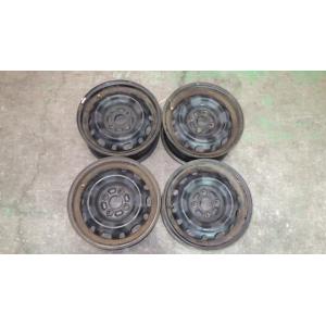 デミオ　DE3FS　スチールホイール  14×6J/４本セット　中古
