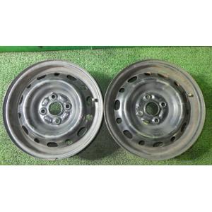 デミオ　DE3FS　スチールホイール  14×6J/2本セット　中古