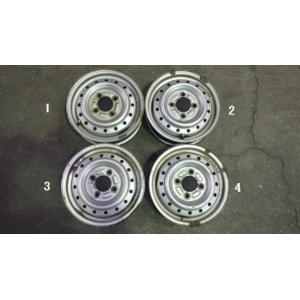 キャリィ　DA63T　スチールホイール  12×3.50B/4本セット　中古
