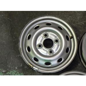 サンバー　KS4　スチールホイール  12×4J　3本セット　中古