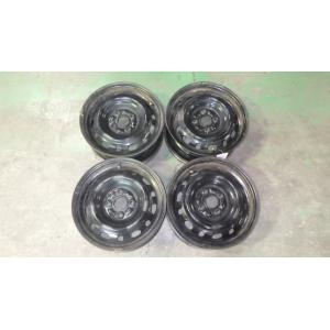 デミオ　DE3FS　スチールホイール  14×6J/4本セット　中古