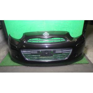 マーチ DBA-K13 フロントバンパー GAB   62022-1HC1E 中古