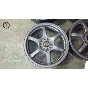 ステップワゴン　RK5　社外アルミホイール  【RAYS】　17×7J/4本セット　中古