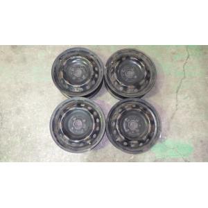 ヴィッツ　SCP90　スチールホイール  14×5J/4本セット　中古