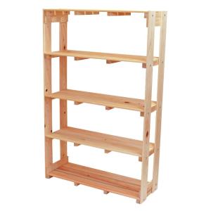 空気を綺麗にするラック　ひのき　檜　　オープンラック　収納棚　チェスト ワイドラック 3段 天然木 ひのきラック 日本製 幅85cm （ 檜 ヒノキ