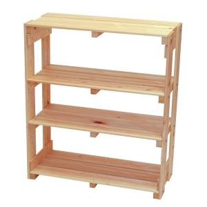 ひのきの棚 国産ひのきのおもちゃ棚＊可動棚付き 幅85cm 奥行26.5cm 棚