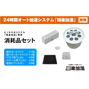 ヒノキヤオリジナル　極楽加湿専用　軟水カートリッジ（新仕様）　2個セット ヒノキヤオリジナル 極楽加湿専用】軟水カートリッジ1個（新仕様