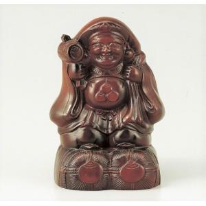 三俵大黒 ７号 古手色 高岡銅器 竹中銅器 開運 縁起物 魔除け 美術工芸品 大黒様の置物／三俵大黒7号(古手色) 高岡銅器／送料無料 : 檜屋