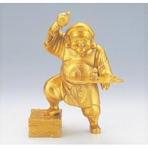 三俵大黒 ７号 古手色 高岡銅器 竹中銅器 開運 縁起物 魔除け 美術工芸品 大黒様の置物／三俵大黒7号(古手色) 高岡銅器／送料無料 : 檜屋