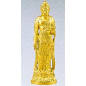 音声菩薩像(天上の音色)／高岡銅器の仏像 喜多敏勝作品 美術工芸通販