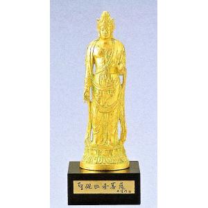 聖観世音菩薩(金青銅色) 日本彫刻界の最高峰・北村西望作品 高岡銅器の