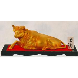 牛の置物 座牛 11号 高岡銅器の置物／送料無料 : 檜屋美術館 - 通販