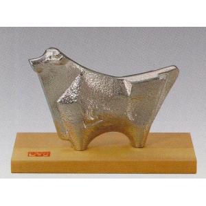 干支「丑(牛)」の置物 闘魂 三枝惣太郎作品 高岡銅器 : 檜屋美術館