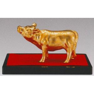 干支「丑(牛)」の置物 闘魂 三枝惣太郎作品 高岡銅器 : 檜屋美術館