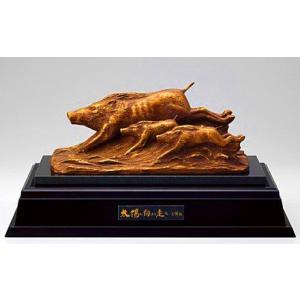 高岡銅器の干支置物 午(馬)の置物／若駒 茶金漆仕上げ 桐箱付 : 檜屋