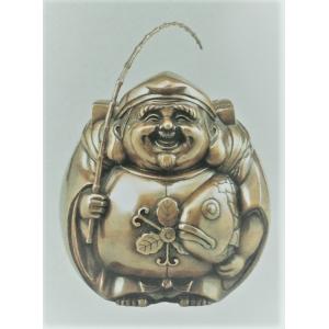 大黒様の置物／三俵大黒7号(古手色) 高岡銅器／送料無料 : 檜屋美術館