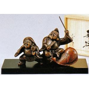 布袋様の置物 月見布袋10号 高岡銅器通販／送料無料 : 檜屋美術館