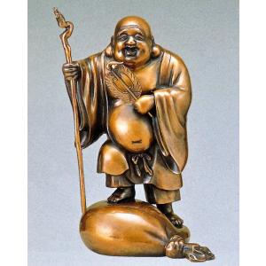 大黒様の置物／二俵大黒12号 高岡銅器／送料無料 : 檜屋美術館 - 通販