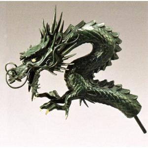 真鍮製青銅色蛇口（龍の口）1.2尺(36cm) 寺院・神社 : 仏壇仏具