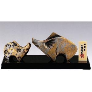 般若純一郎作　木彫風　大黒天 銅製　縁起物 hinokiyashop_34-55