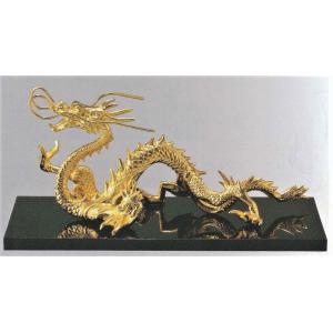 高岡銅器 龍(辰)の置物／蒼龍 津田永寿作品 桐箱付 : 檜屋美術館