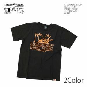 ステュディオ・ダ・ルチザン STUDIO D’ARTISAN 8144B USコットン プリントＴシャツ | ヒノヤ｜hinoya-ameyoko