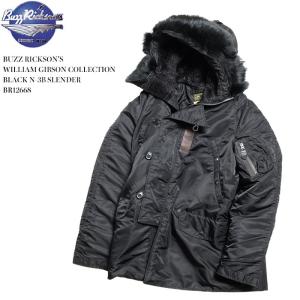 BUZZ RICKSON'S（バズリクソンズ）　ウィリアム・ギブソン コレクション　BLACK N-3B SLENDER　BR12668
