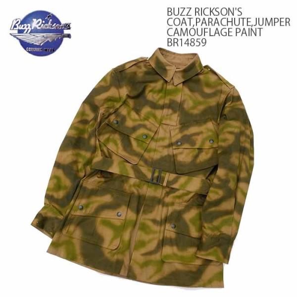 BUZZ RICKSON'S（バズリクソンズ）コート パラシュート ジャンパー カモフラージュ ペイ...