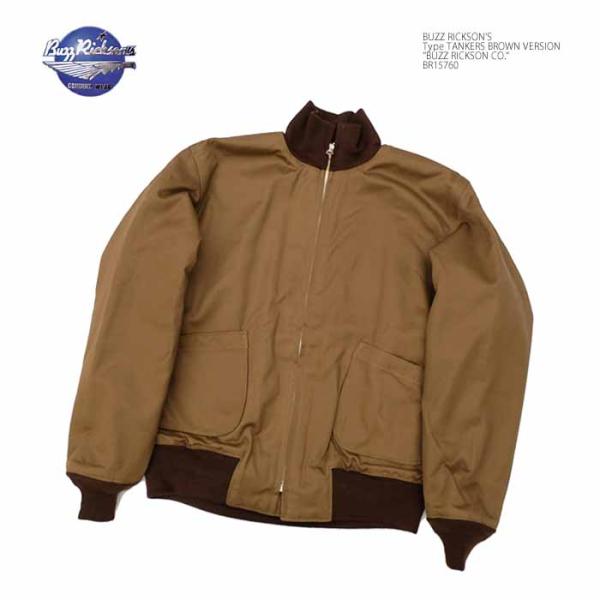 BUZZ RICKSON'S バズリクソンズ BR15760 ブラウンモデル タンカース パッチポケ...