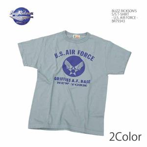 バズリクソンズ BUZZ RICKSON'S BR79343 Ｔシャツ 半袖 - U.S. AIR FORCE - ミリタリー メンズ | ヒノヤ｜hinoya-ameyoko