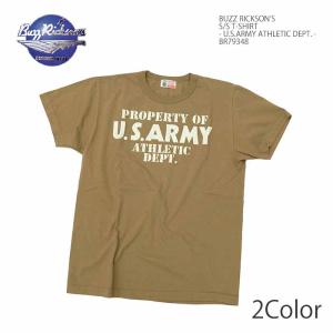 バズリクソンズ BUZZ RICKSON'S BR79348 Ｔシャツ 半袖 - U.S.ARMY ATHLETIC DEPT. - ミリタリー メンズ | ヒノヤ｜hinoya-ameyoko