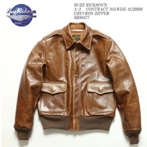BUZZ RICKSON'S（バズリクソンズ）　A-2 コントラクト NO.W535 AC20960　シェブロンジッパー　BR80477