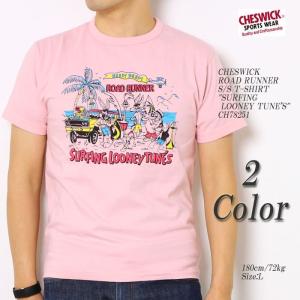 CHESWICK（チェスウィック）　ロードランナー　半袖Tシャツ　"SURFING LOONEY TUNE'S" 　CH78251｜hinoya-ameyoko