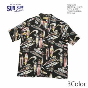 サンサーフ SUN SURF SS39284 コットンリネン オープンシャツ - SURFBOARDS - メンズ |ヒノヤ HINOYA｜ヒノヤ