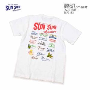 サンサーフ SUN SURF SS79183 Tシャツ 半袖 プリント ブランドロゴ メンズ | ヒノヤ｜hinoya-ameyoko