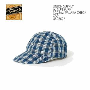 UNION SUPPLY (ユニオン サプライ) by SUN SURF - 10.25oz. PALAKA CHECK CAP - US02697｜hinoya-ameyoko