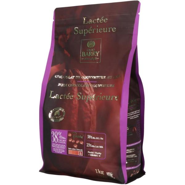 カカオバリー ピストール ラクテ(ミルクチョコ)クーベルチュール 38% 1kg