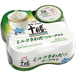 （クール便）明治 北海道十勝ミルクきわだつヨーグルト75ｇ×4個×6セット（合計24個）