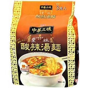 明星 中華三昧 赤坂榮林 酸辣湯麺 103gX3 x8 4902881053662