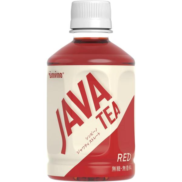 JAVA TEA(ジャワティ) 大塚食品シンビーノストレート レッド 無糖 茶 270ml×24本