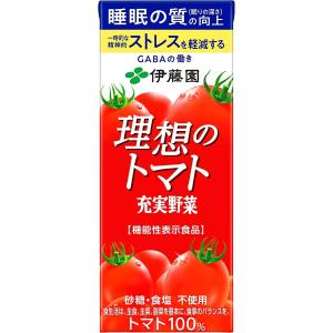 伊藤園 理想のトマト 200ml紙パック×24本入x2ケース(48本)