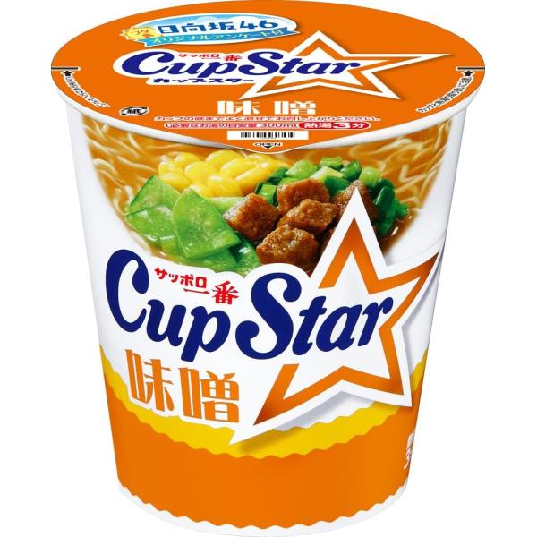 サッポロ一番 カップスター 味噌 80g×12食