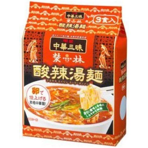 明星 中華三昧 赤坂榮林 酸辣湯麺 109g×3食入り